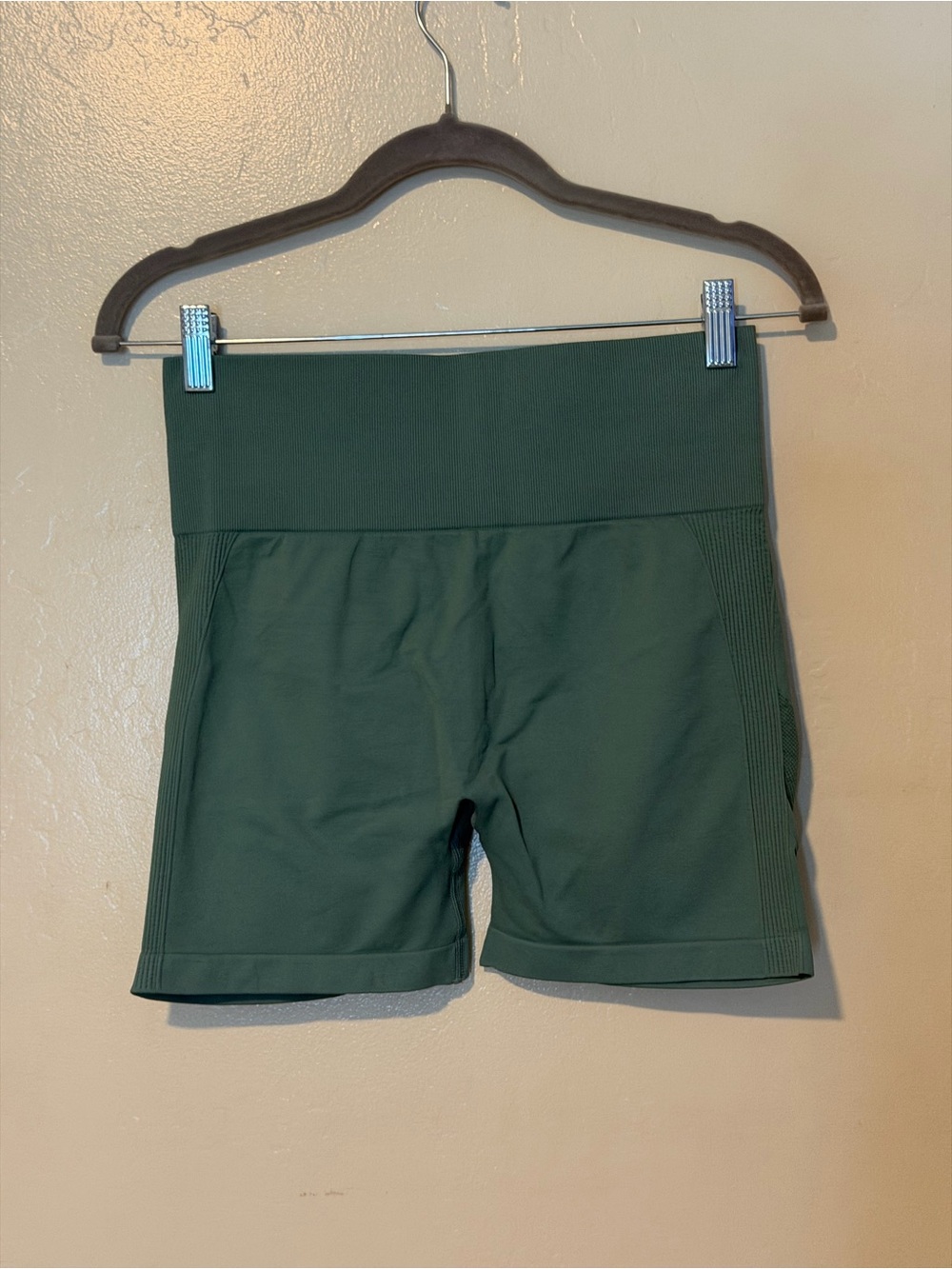 High-Waist Women’s Bike Shorts - Forest Green
